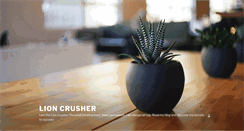 Desktop Screenshot of lioncrusher.com