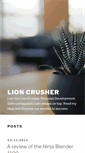 Mobile Screenshot of lioncrusher.com